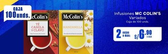 Makro Infusiones MC COLIN'S Variados Caja de 100 unds. x 2 cajas oferta