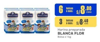 Makro Harina preparada BLANCA FLOR Bolsa x 1 kg x 3 bolsas oferta