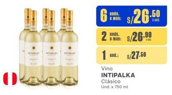 Makro Vino INTIPALKA Clásico Und. x 750 ml oferta