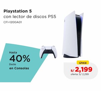 La Curacao Playstation 5 con lector de discos PS5 CFI-1200A01 oferta