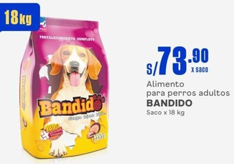 Makro Alimento para perros adultos BANDIDO Saco x 18 kg oferta