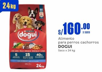 Makro Alimento para perros cachorros DOGUI Saco x 24 kg oferta