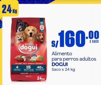 Makro Alimento para perros adultos DOGUI Saco x 24 kg oferta