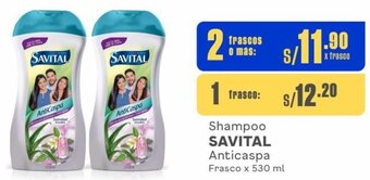 Makro SAVITAL Shampoo 2 frascos x 530 ml oferta