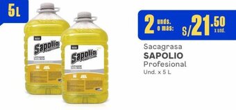 SAPOLIO Sacagrasa 2und x 5L
