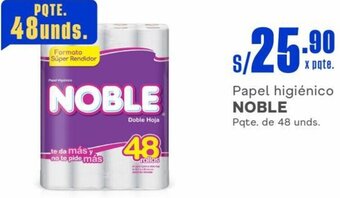 Makro NOBLE Papel higiénico Pqte. de 48 unds. oferta