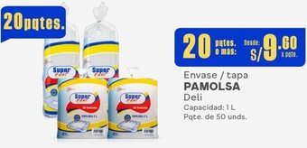 Makro PAMOLSA Envase / tapa 20 pqtes x 1L oferta