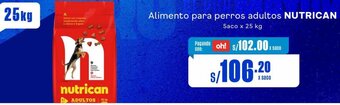 Makro NUTRICAN Alimento para perros adultos 25kg oferta