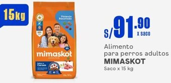 Makro MIMASKOT Alimento para perros adultos 15kg oferta