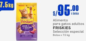 Makro FRISKIES Alimento para gatos adultos 7.5kg oferta