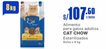 Makro CAT CHOW Alimento para gatos adultos 8kg oferta