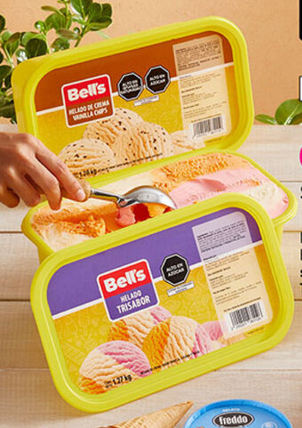 Plaza Vea Helados BELL'S sabores variados 1.27/1.28 kg oferta
