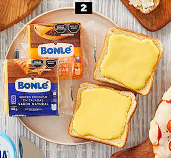 Plaza Vea Queso fundido cheddar / natural BONLÉ pq x 136 g oferta