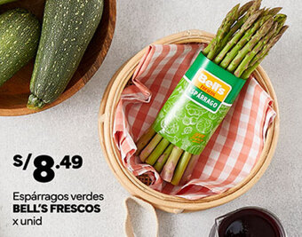 Plaza Vea Espárragos verdes BELL'S FRESCOS x unid oferta