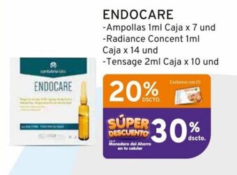 Mifarma ENDOCARE -Ampollas 1ml Caja x 7 und -Radiance Concent 1ml Caja x 14 und -Tensage 2ml Caja x 10 und oferta