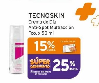 Mifarma TECNOSKIN Crema de Día Anti-Spot Multiacción Fco. x 50 ml oferta