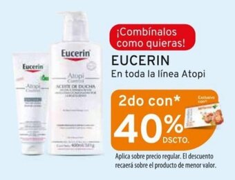 Mifarma EUCERIN En toda la línea Atopi 2do con oferta