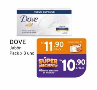 Mifarma DOVE Jabón Pack x 3 und oferta