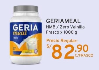 Mifarma GERIAMEAL HMB / Zero Vainilla Frasco x 1000 g oferta