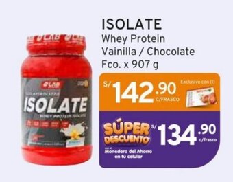 Mifarma ISOLATE Whey Protein Vainilla / Chocolate Fco. x 907 g oferta