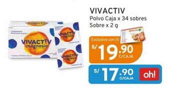 Mifarma VIVACTIV Polvo Caja x 34 sobres Sobre x 2 g oferta