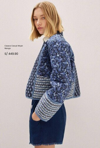 Falabella Mango Casaca Casual Mujer oferta