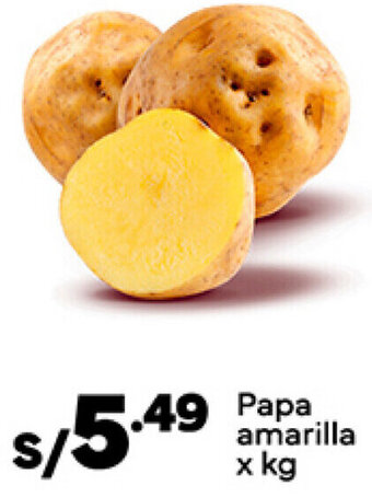 Plaza Vea Papa amarilla x kg oferta