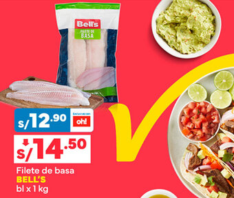 Plaza Vea Filete de basa BELL'S bl x 1 kg oferta
