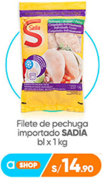 Plaza Vea Filete de pechuga importado SADIA blx1kg oferta