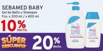 Mifarma SEBAMED BABY Gel de Baño y Shampoo Fco. x 200 ml / x 400 ml oferta