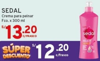 Mifarma SEDAL Crema para peinar Fco x 300 ml oferta