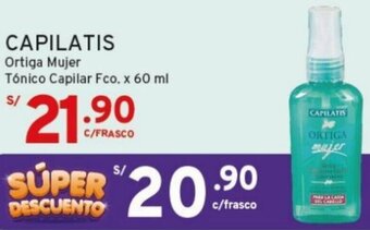 Mifarma CAPILATIS Ortiga Mujer Tónico Capilar Fco x 60 ml oferta