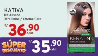 Mifarma KATIVA Kit Alisado Xtra Shine / Xtreme Care oferta