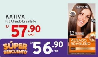 Mifarma KATIVA Kit Alisado brasileño oferta