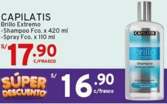 Mifarma CAPILATIS Brillo Extremo Shampoo Fco x 420ml oferta