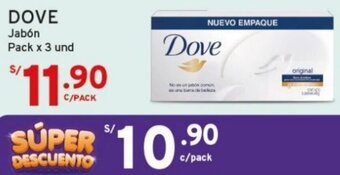 Mifarma DOVE Jabón Pack x 3 und oferta