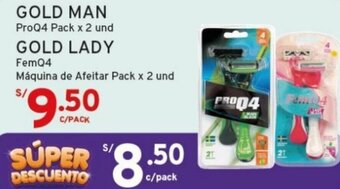 Mifarma GOLD MAN ProQ4 Pack x 2 und oferta