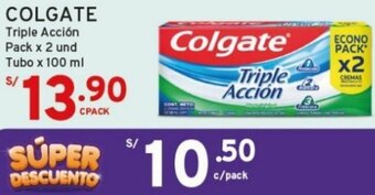 Mifarma COLGATE Triple Acción Pack x 2 und Tubo x 100 ml oferta