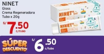 Mifarma NINET Gloss Crema Regeneradora Tubo x 20g oferta