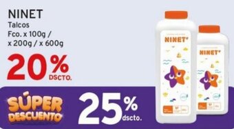 Mifarma NINET Talcos Fco x 100g / x 200g/x 600g oferta