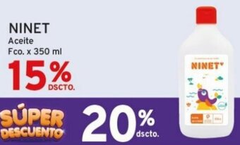 Mifarma NINET Aceite Fco x 350 ml oferta