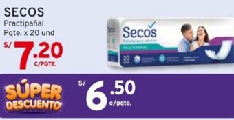 Mifarma SECOS Practipañal Pqte. x 20 und oferta