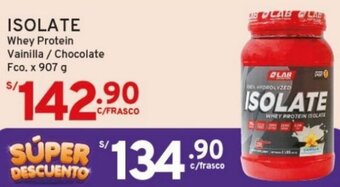 Mifarma ISOLATE Whey Protein Vainilla/ Chocolate Fco x 907 g oferta
