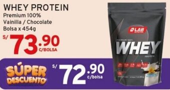 Mifarma WHEY PROTEIN Premium 100% Vainilla / Chocolate Bolsa x 454g oferta