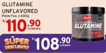 Mifarma GLUTAMINE UNFLAVORED Polvo Fco x 600g oferta