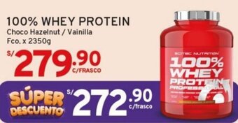 Mifarma 100% WHEY PROTEIN Choco Hazelnut / Vainilla Fco x 2350g oferta