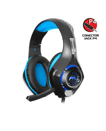Tiendas EFE Audífonos gamer micronics therodactil hg800-p4 led con micro oferta