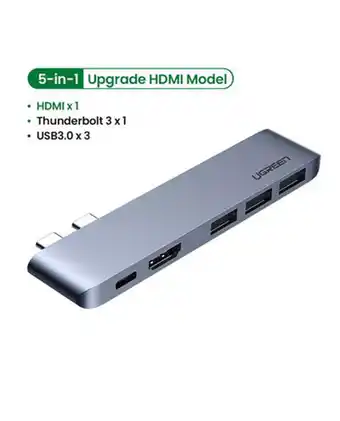 Tiendas EFE Adaptador hub ugreen para macbook oferta