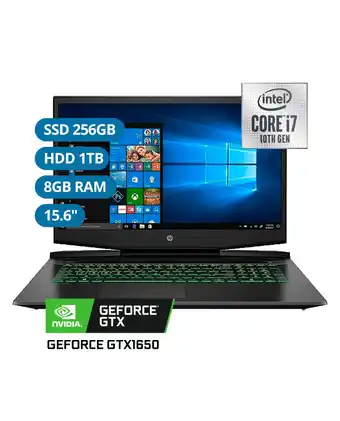 Tiendas EFE Laptop hp 15.6";fhd core i7 8gb 1tb 15-dk1027la oferta
