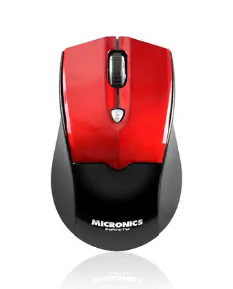 Tiendas EFE Mouse micronics infinity mr701rx wifi recargable - negro y rojo oferta